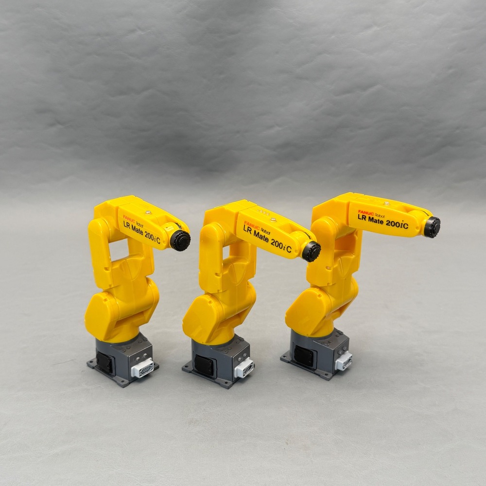 FANUC America LR Mate 200iC Mini Robot Arm Model Miniature Lot of 3